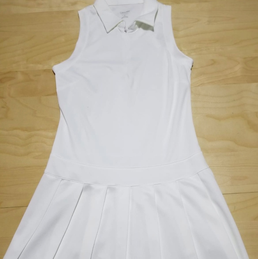 White Calvin Klein tennis Dress